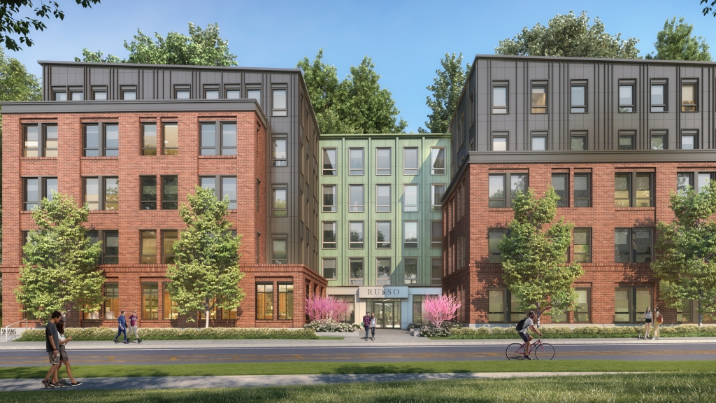 Exterior rendering of Russo